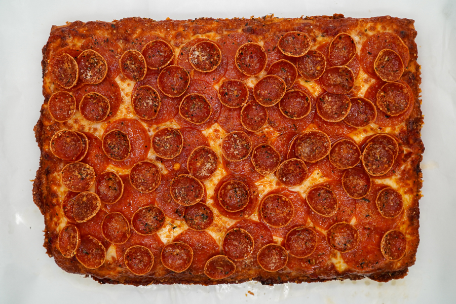 Detroit Style Pizza at Fresh Brothers