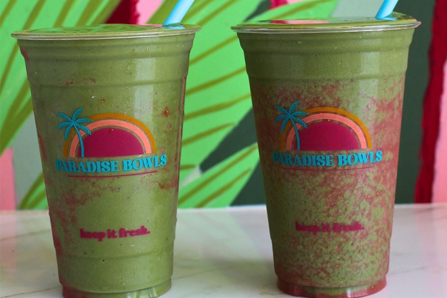Matcha Smoothie at Paradise Bowls